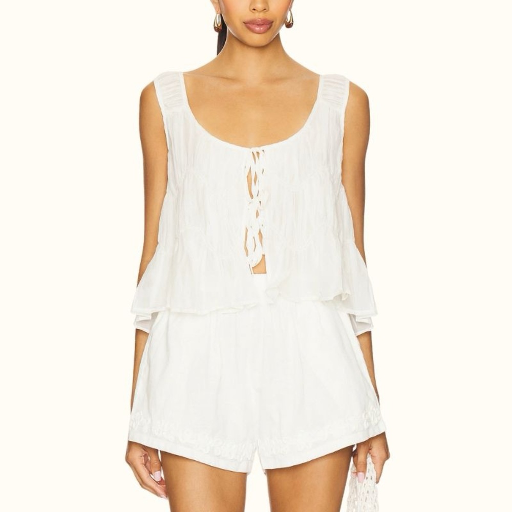 Tularosa Giselle Tie Front Top